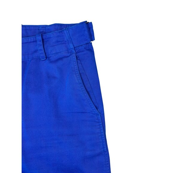 Madewell Womens Coloriche Blue High-Waisted Wide-Leg Linen Blend Pants Size 8 - Picture 14 of 15